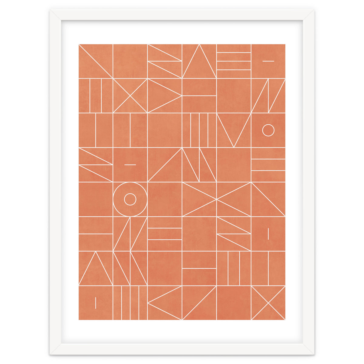 My Favorite Geometric Patterns No.5 - Coral