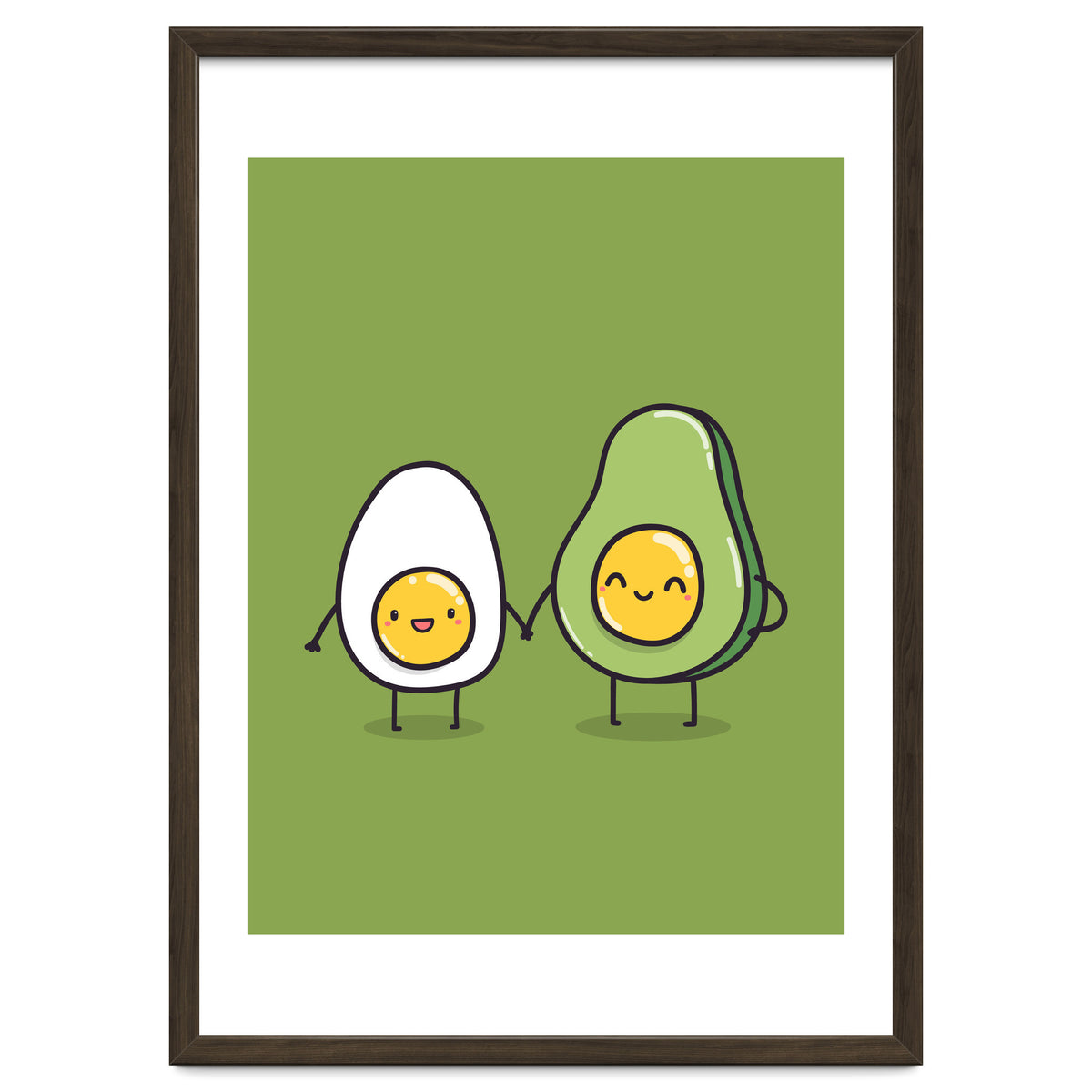 Egg Avocado best friends