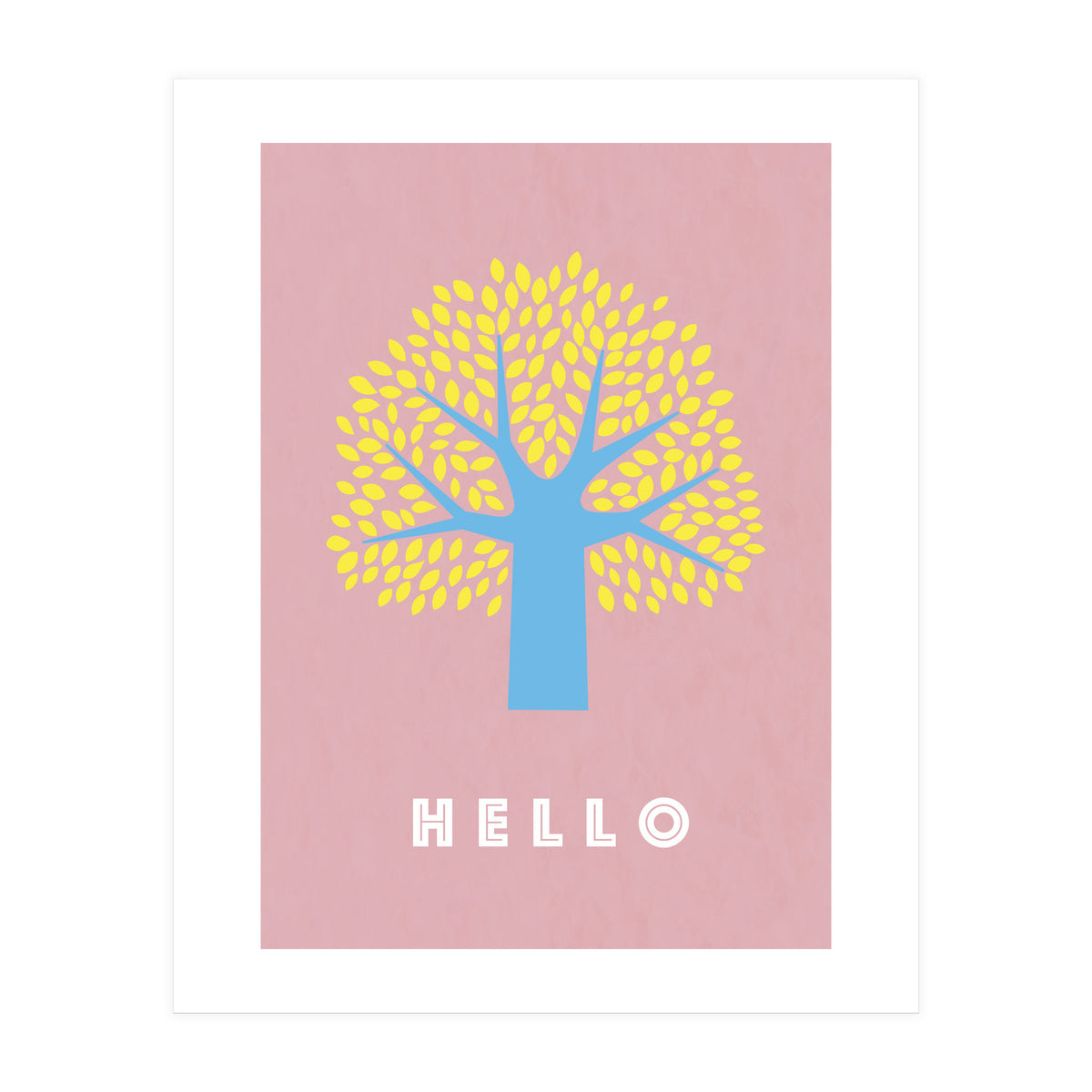 Hello - pop tree - (Print Only)