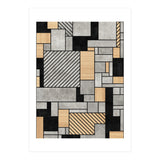Random Pattern - Concrete and Wood (Print Only) thumbnail