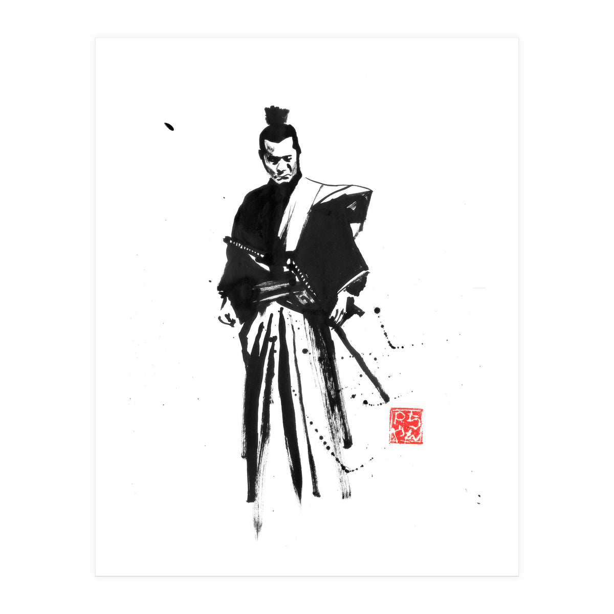 Samurai toshiro mifune (Print Only)