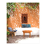 A Relaxed Afternoon | Tropical Summer Architecture | Buildings India Travel Bohemian Décor Painting (Print Only) thumbnail