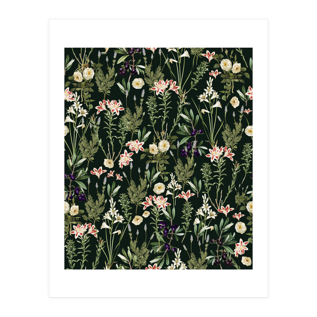 Dark Botanical Garden (Print Only)