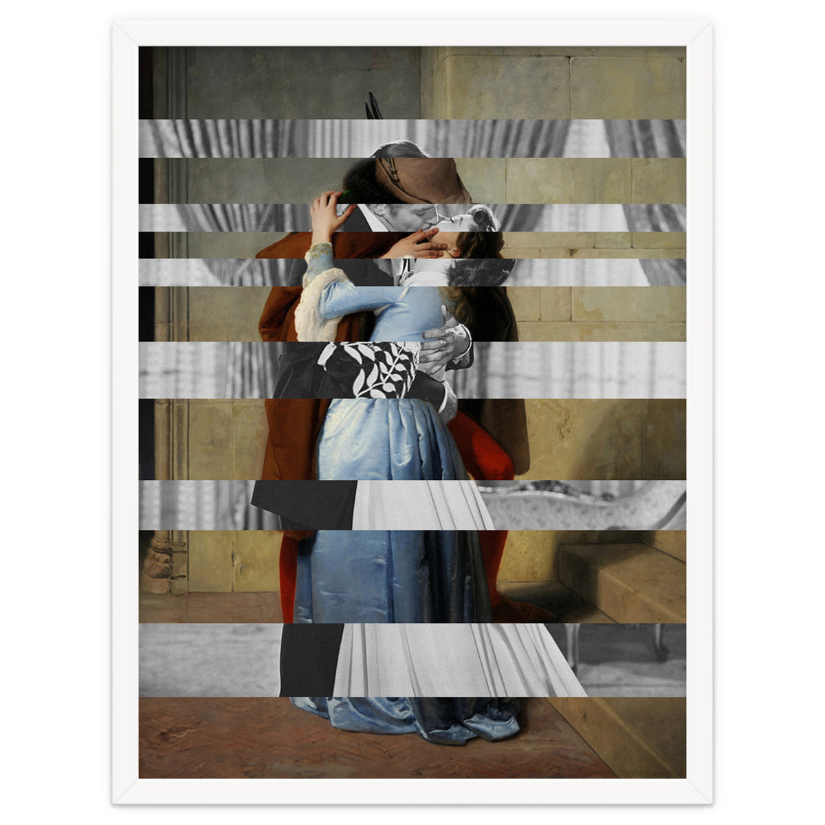 Hayez's "The Kiss" & Clark Gable and Vivien Leigh