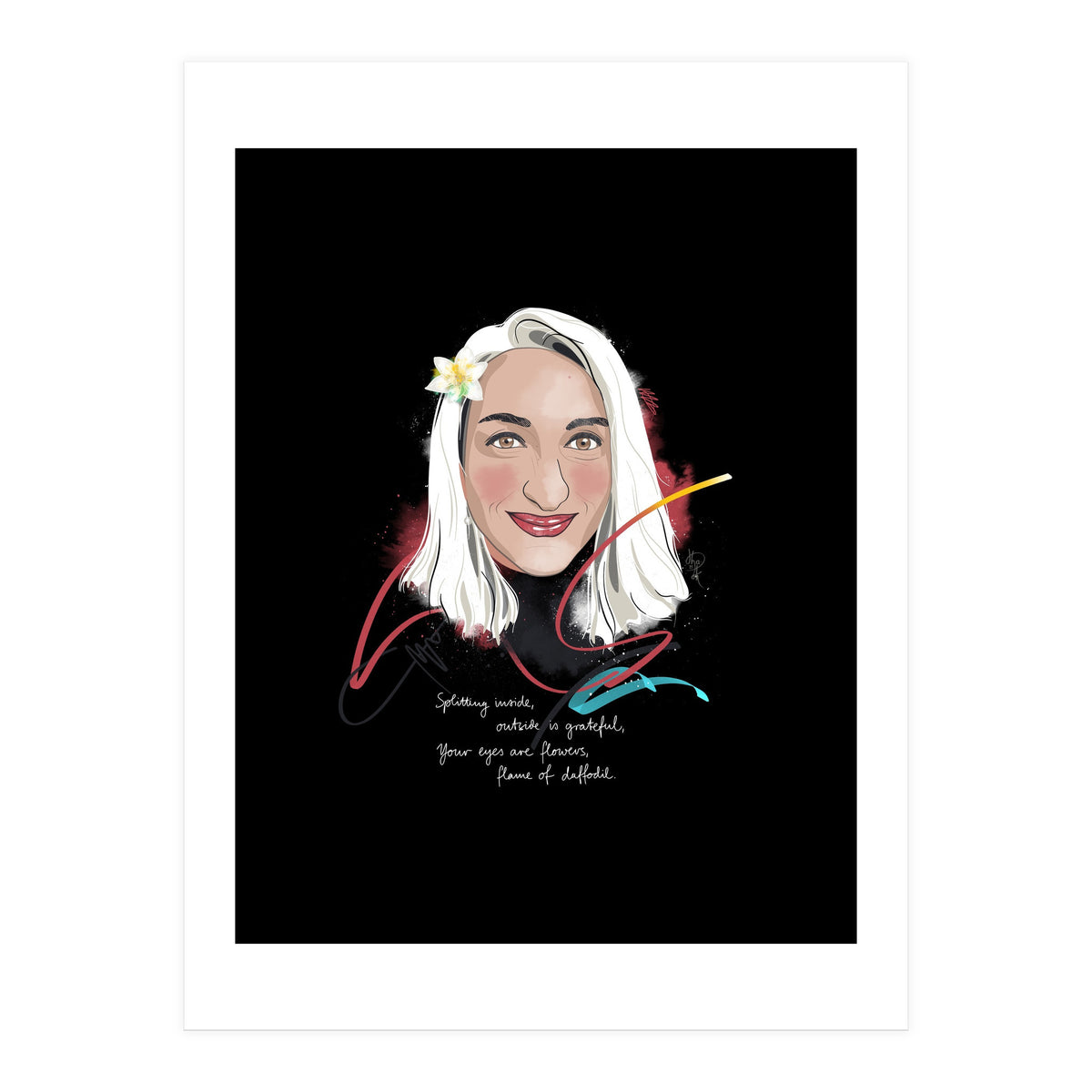 Flame Of Daffodil (Print Only)