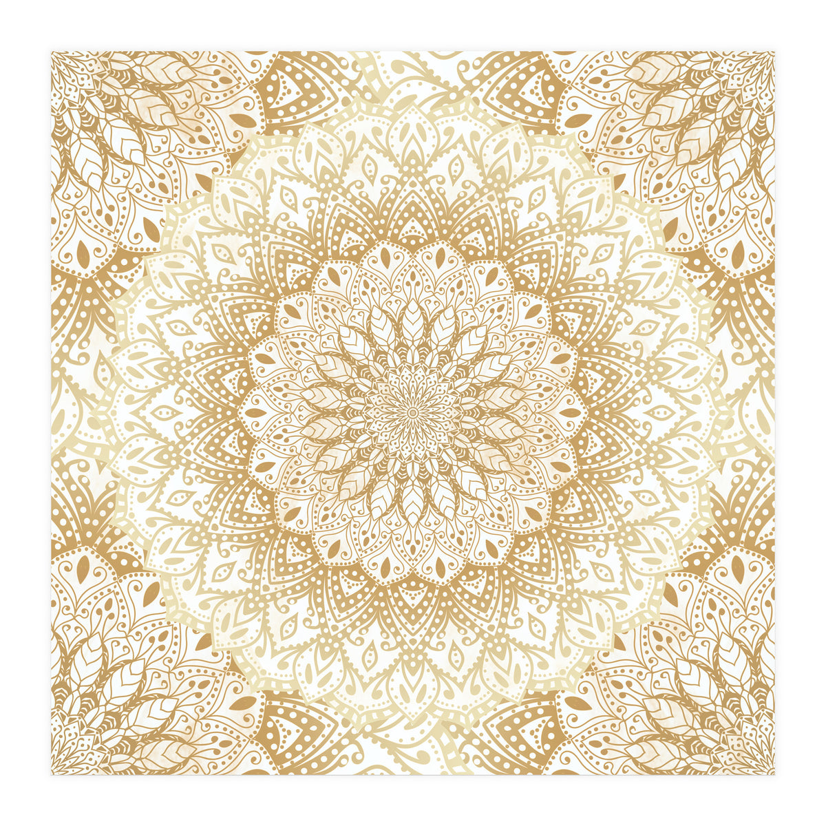 Mandalas For May Gold (Print Only)