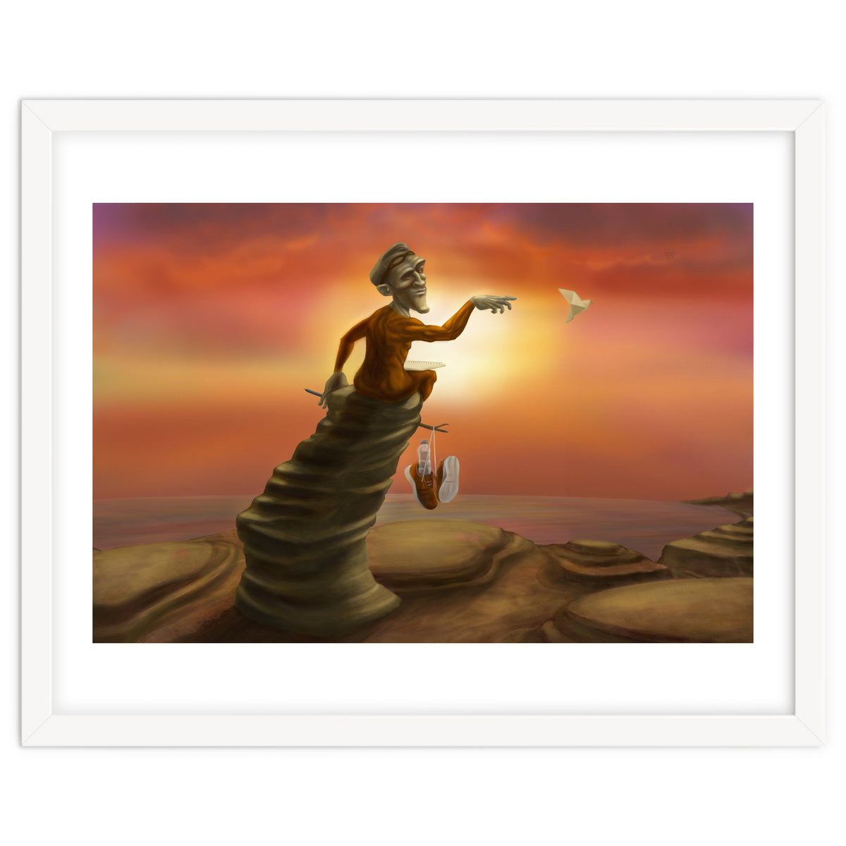 Superhero on a break