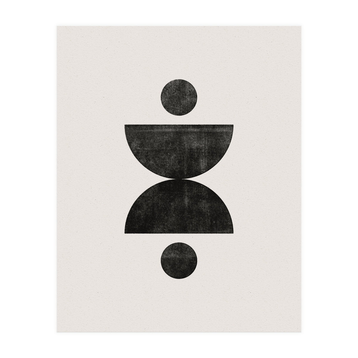 Mid-Century Modern No.16 - Woodblock Print (Print Only)