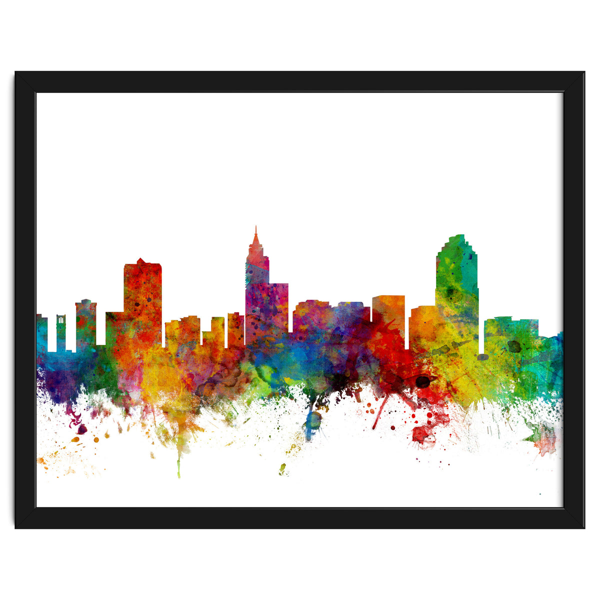 Raleigh North Carolina Skyline