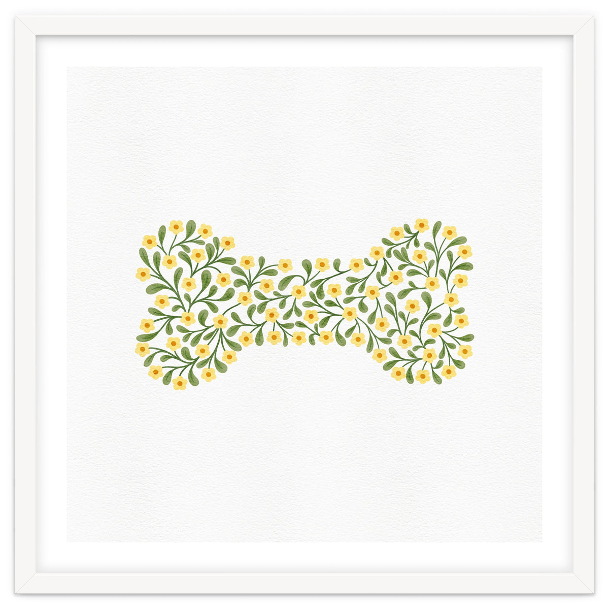 Floral Dog Bone