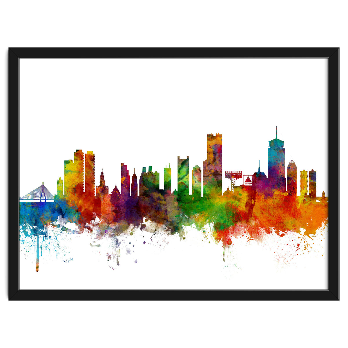 Boston Massachusetts Skyline