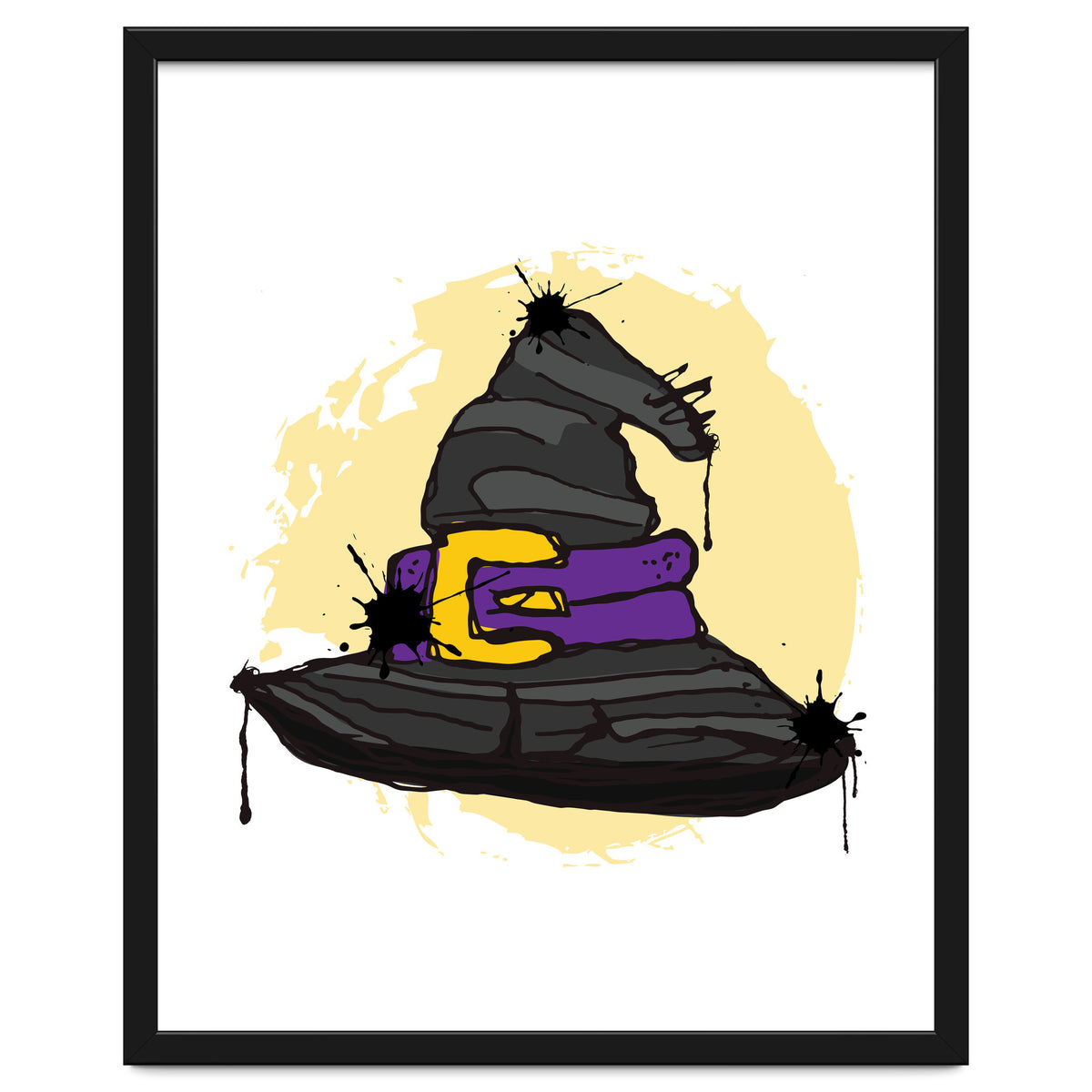 Grey Witch Hat Sketch