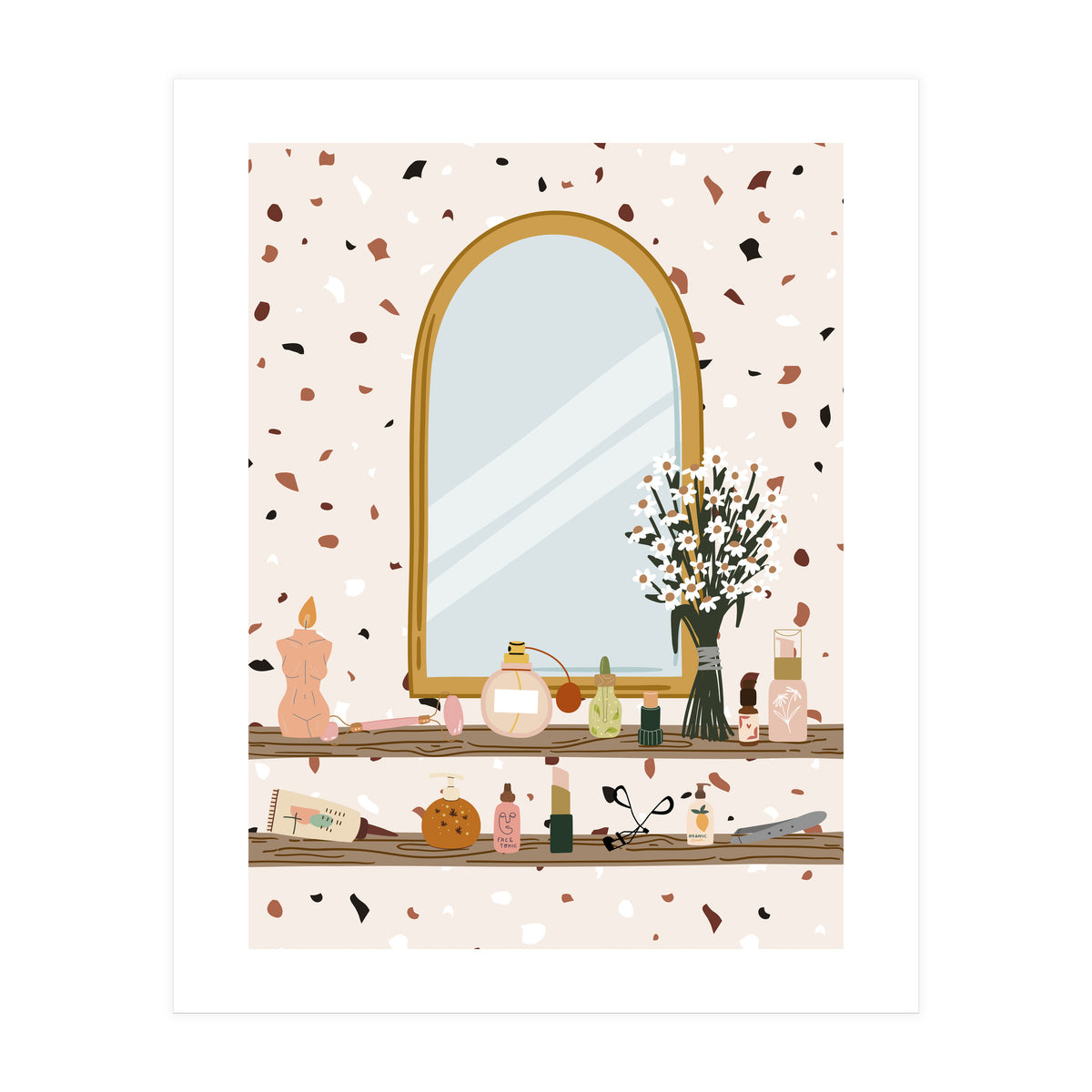 Boho Mirror Station (Print Only)