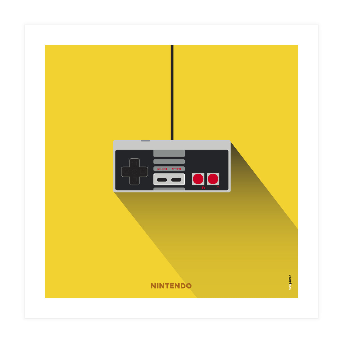 Joystick Videogames Nintendo (Print Only)