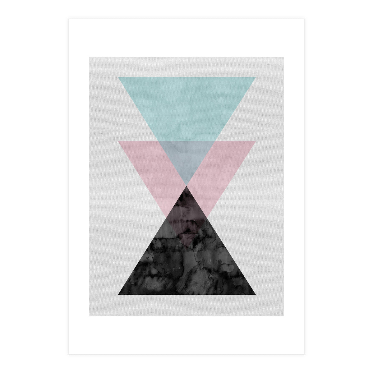 Geometric Watercolor I (Print Only)