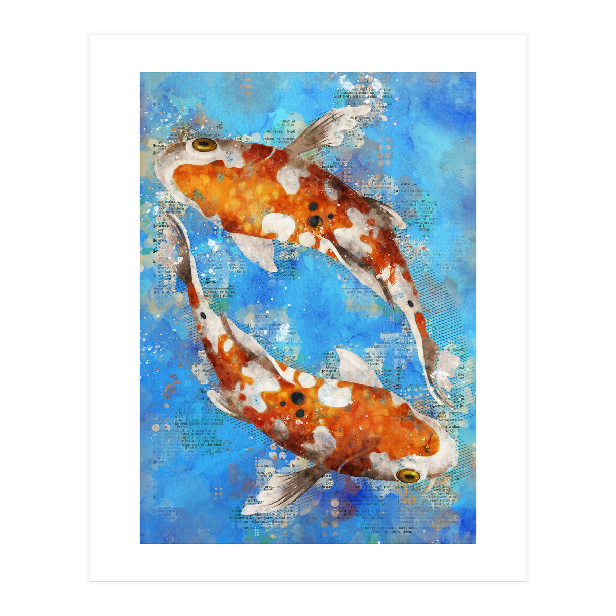 Koi Fishes (Print Only)