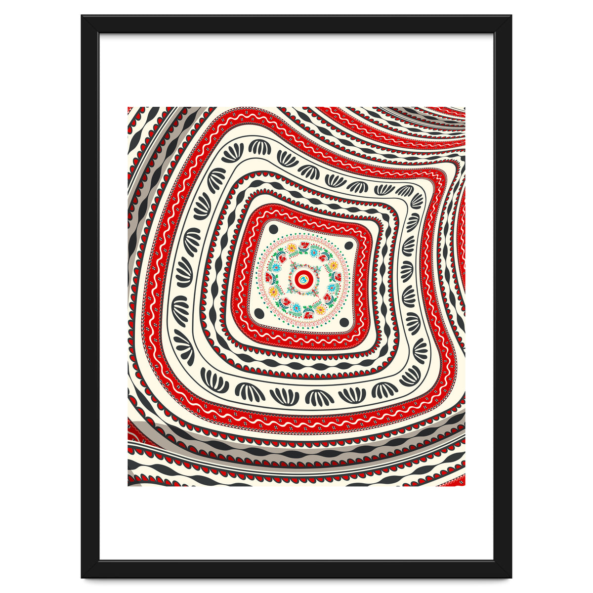 Romanian embroidery background 16