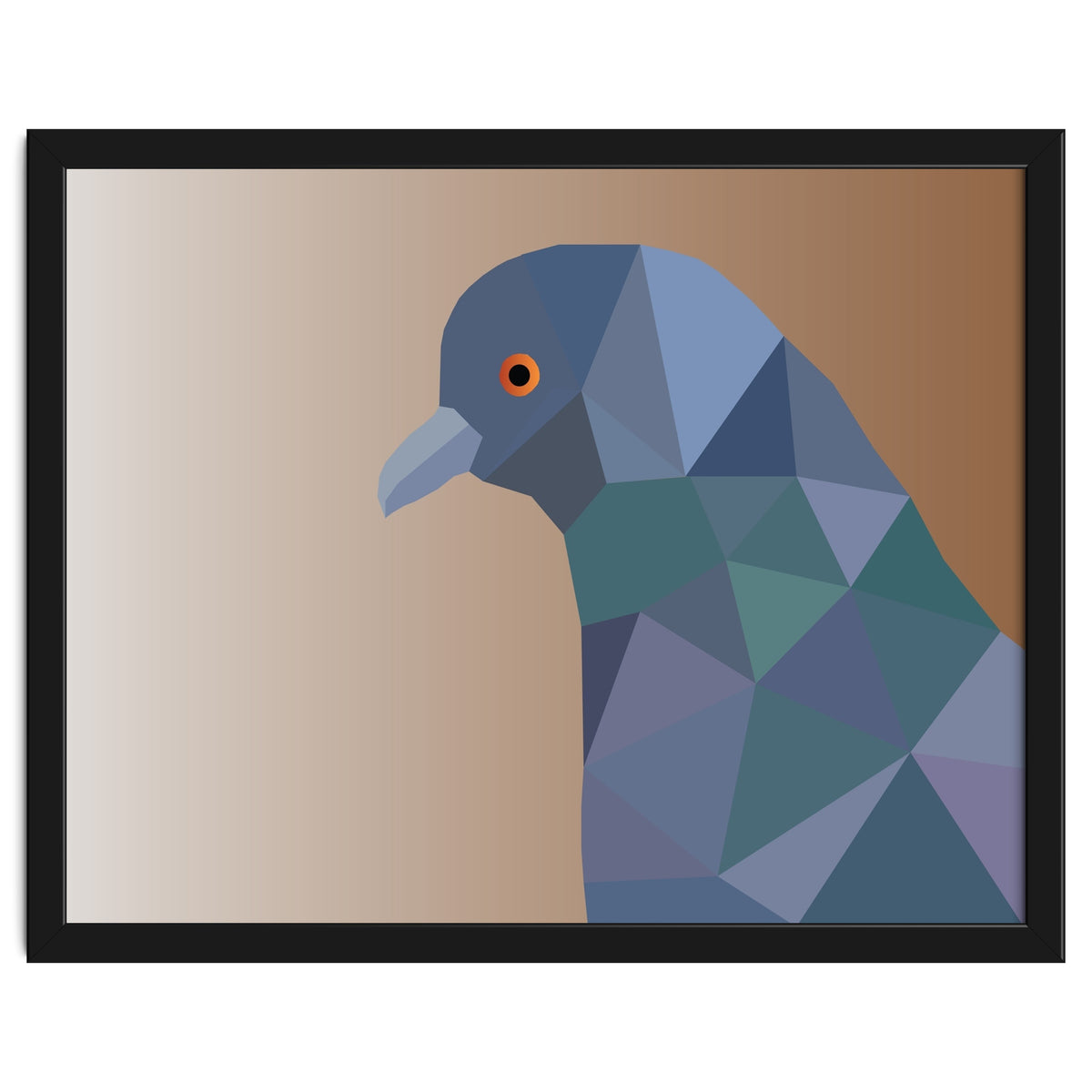 Pigeon Low Poly Art