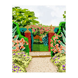 Gated Garden, Nature Landscape Painting (Print Only) thumbnail