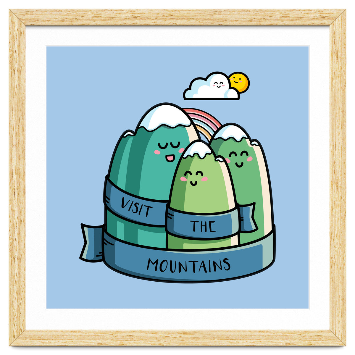 Kawaii Cute Visit the mountains