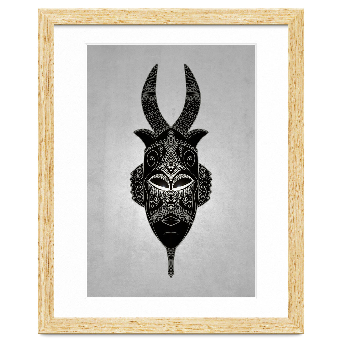 Horned Tribal Mask