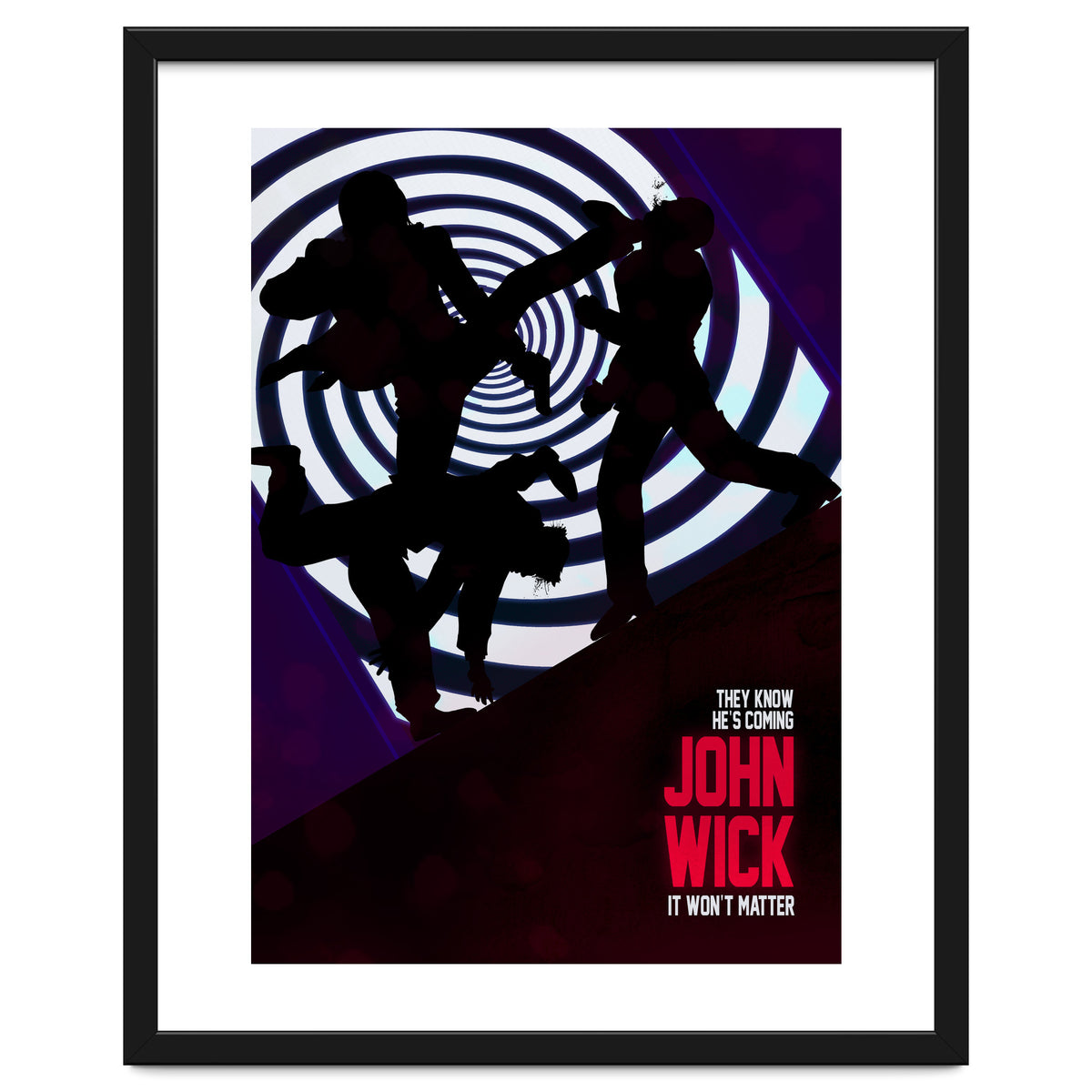 John Wick Minimal Movie Poster