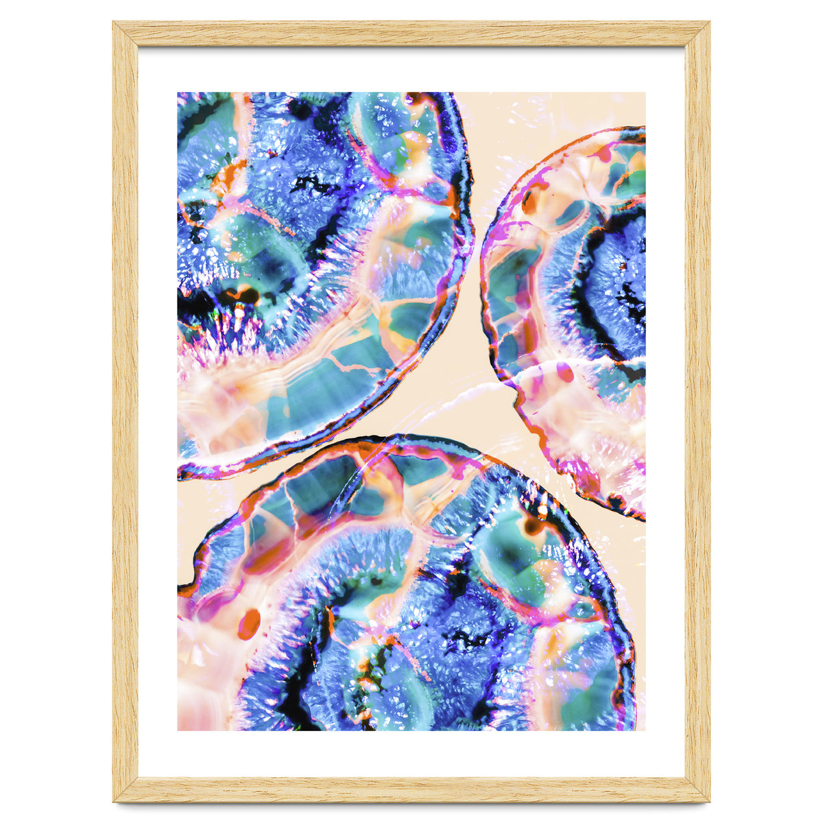 Abstract Agate Painting