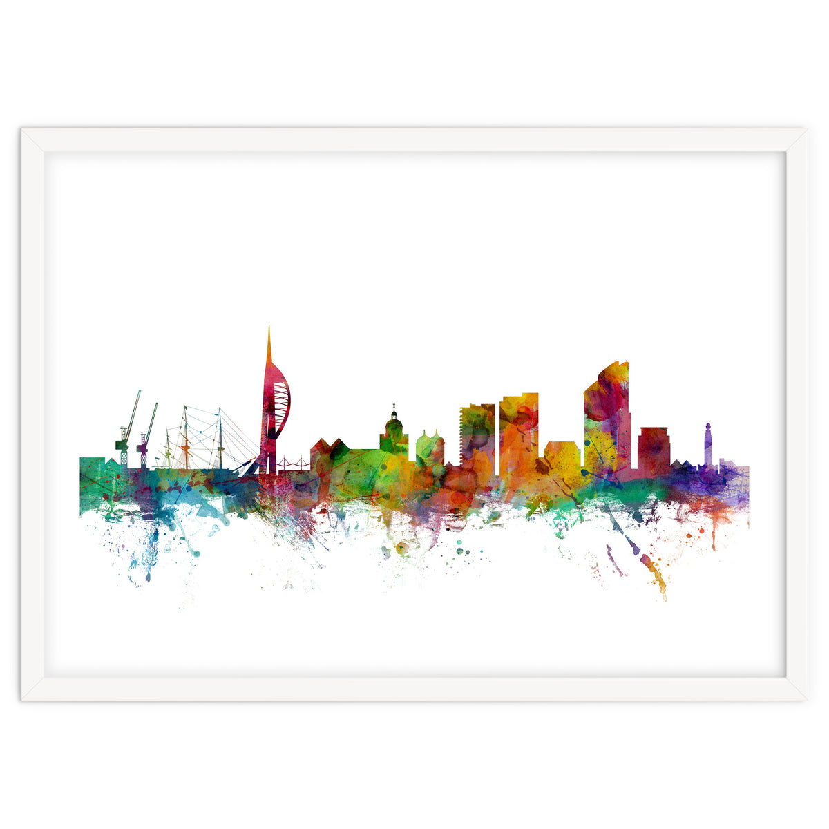 Portsmouth England Skyline