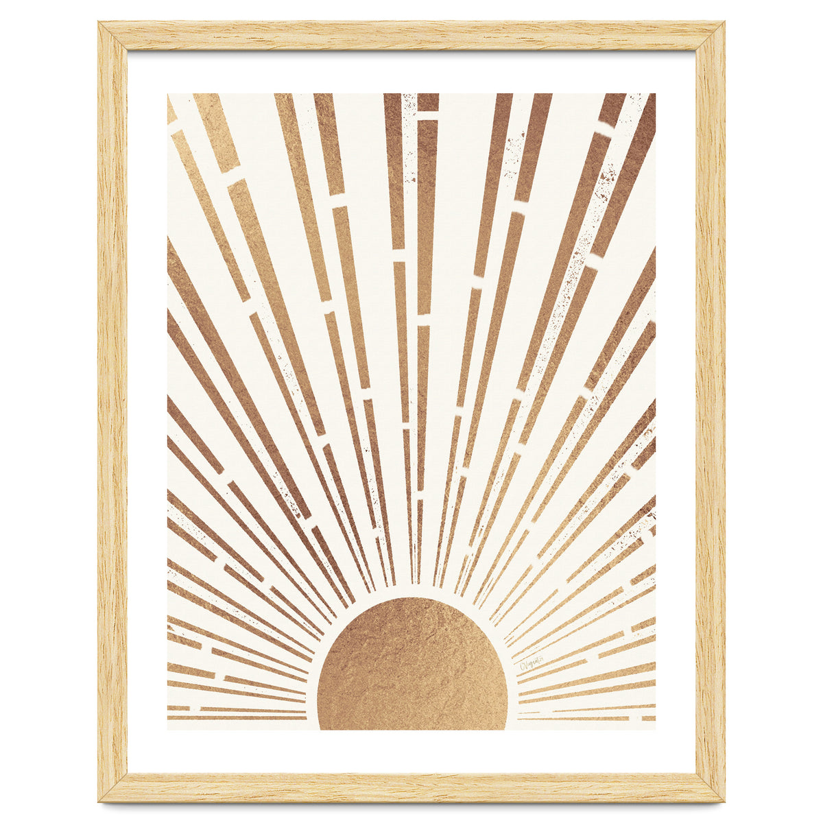 Sun Shines Inside You Gold