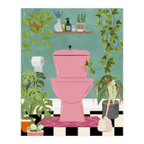 Botanical Loo in Jungle Bathroom (Print Only) thumbnail