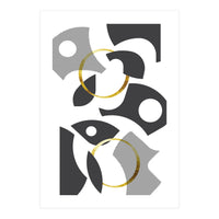 Cut Out Abstract No. 1 | gold (Print Only)