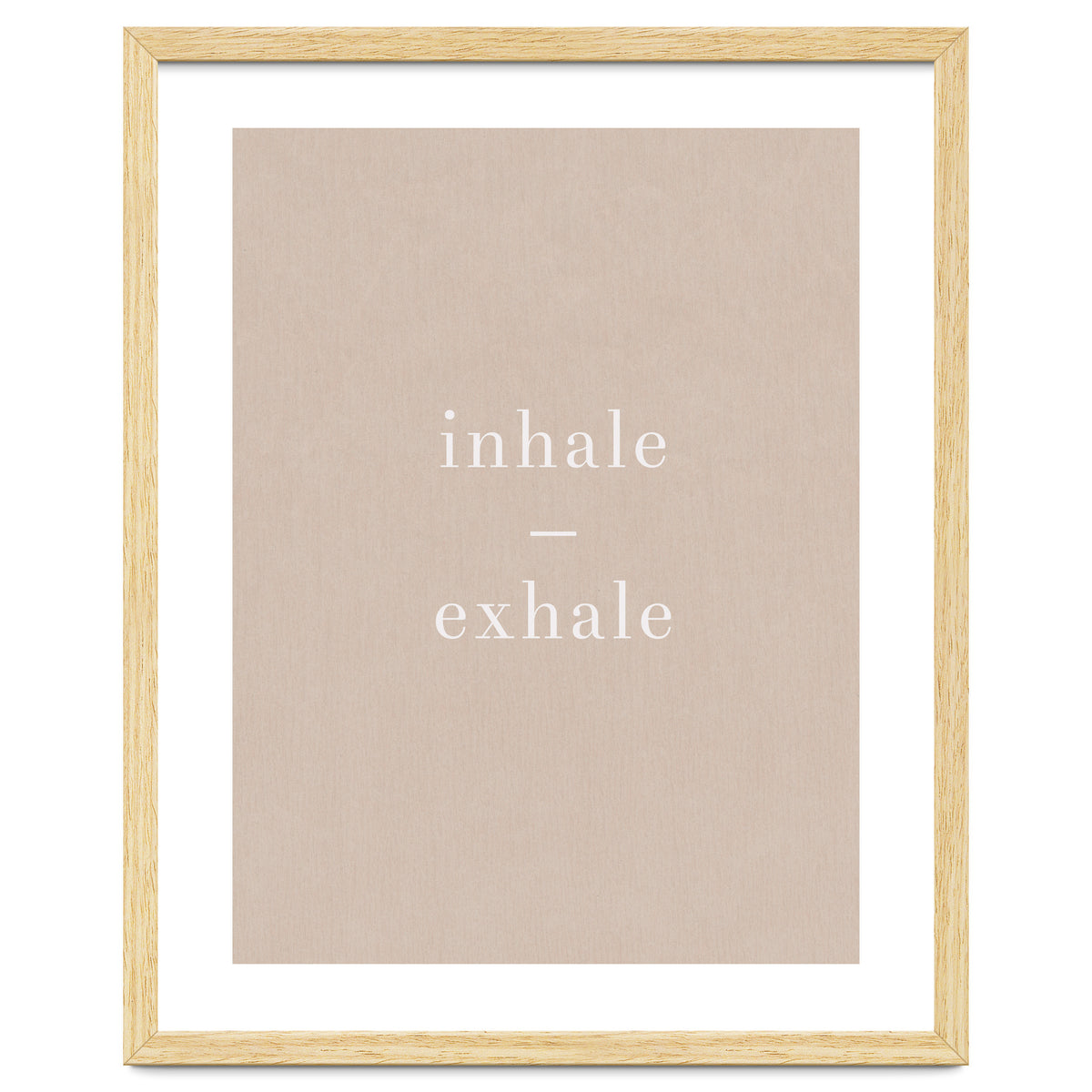 Inhale Exhale Beige Yoga