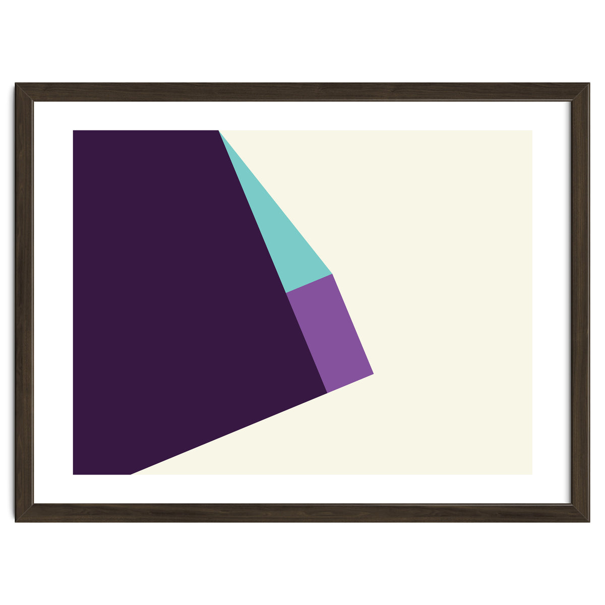 Geometric Shapes No. 42 -  lilac, blue & purple