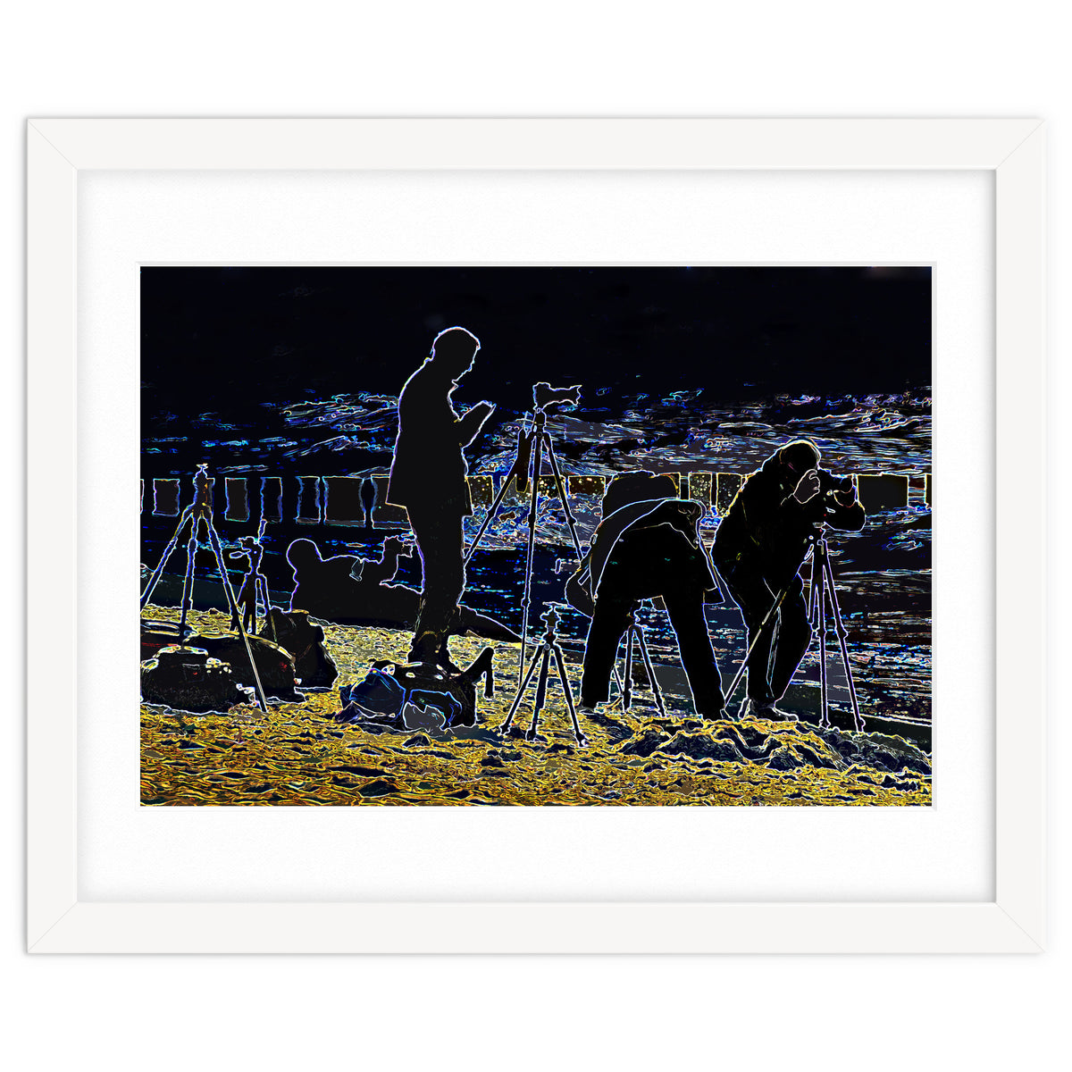 Photographers at the beach