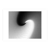 Abstract White & Black  (Print Only)