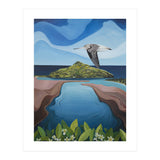 Godwit Over Paku (Print Only) thumbnail