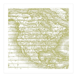 Vintage America`s Map  (Print Only) thumbnail