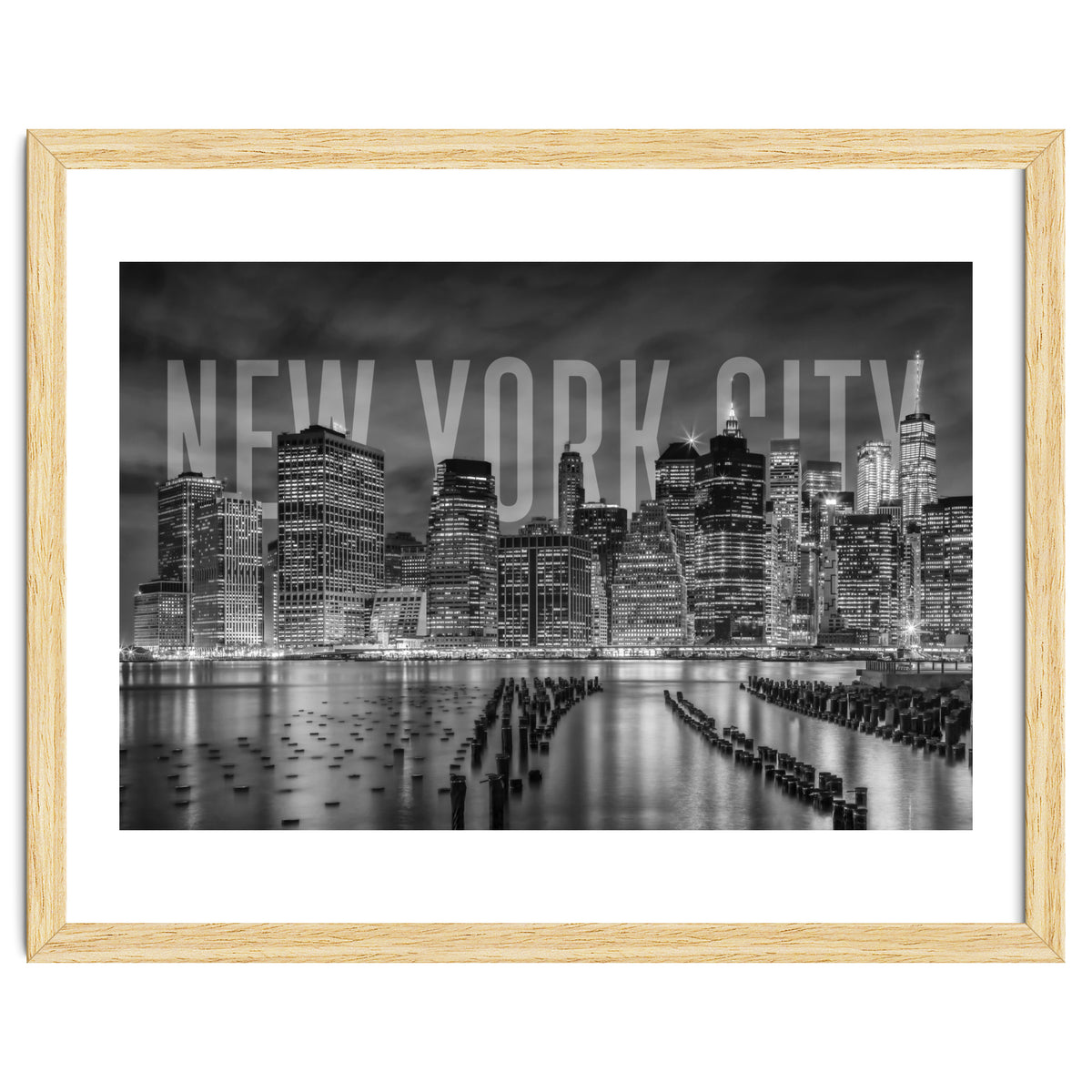 NEW YORK CITY Skyline | Monochrome