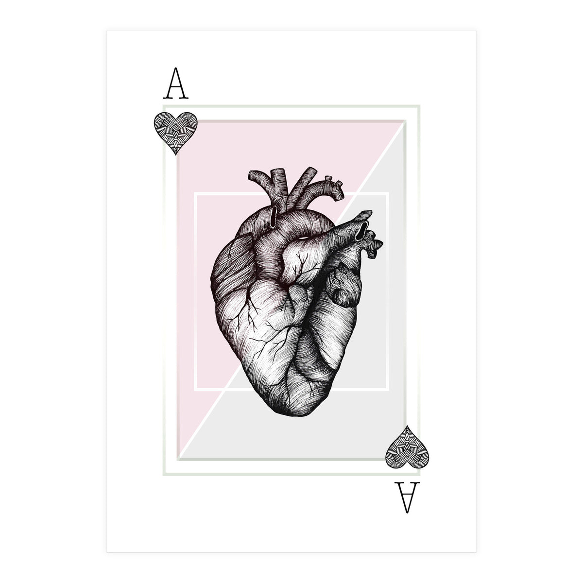Ace Of Hearts (Print Only)