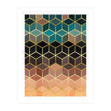 Colorful and golden pattern III (Print Only) thumbnail