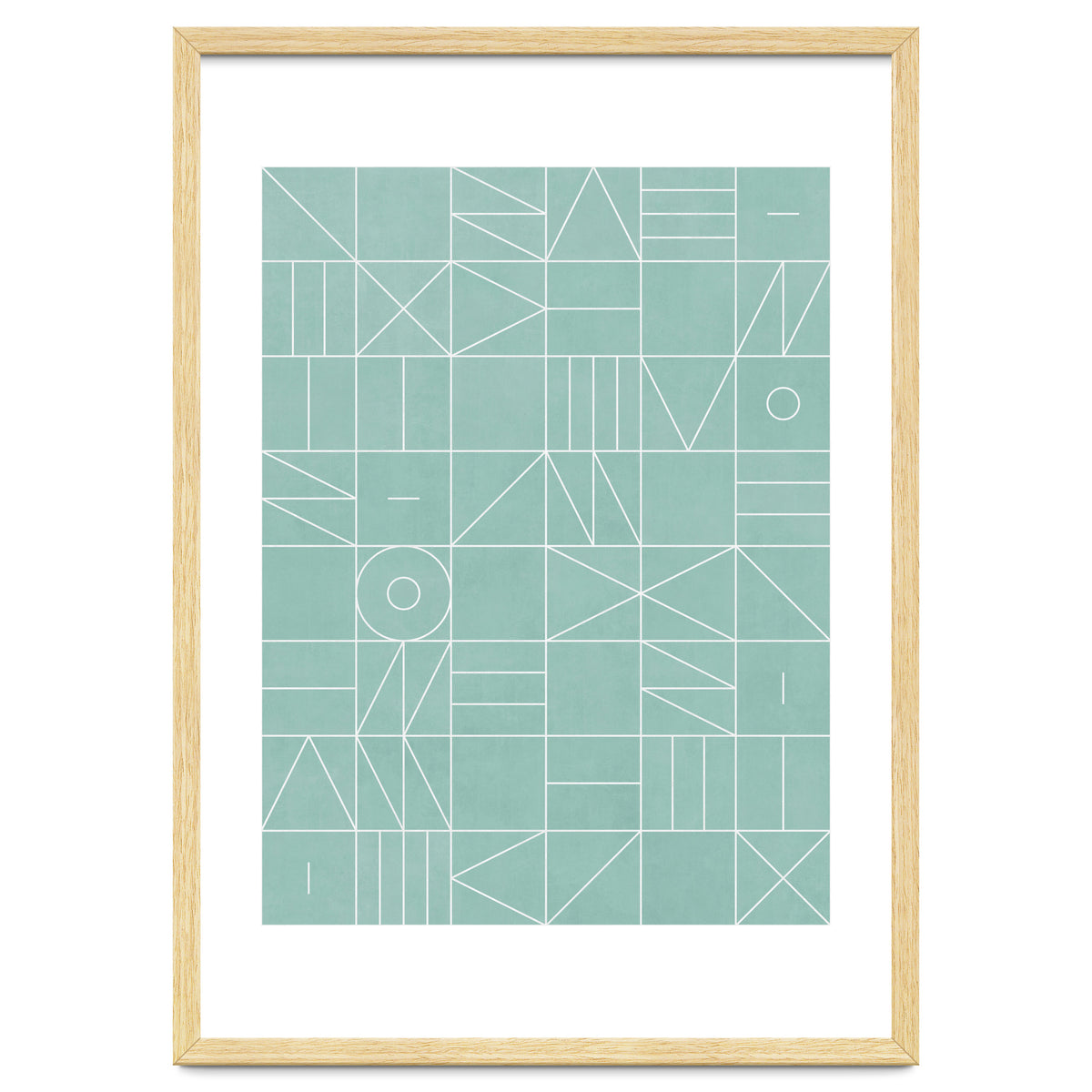 My Favorite Geometric Patterns No.7 - Light Blue