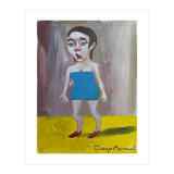 Light Blue Dress Girl (Print Only) thumbnail