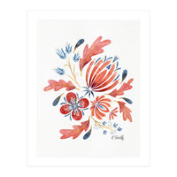 Protea Floral | Coral (Print Only)