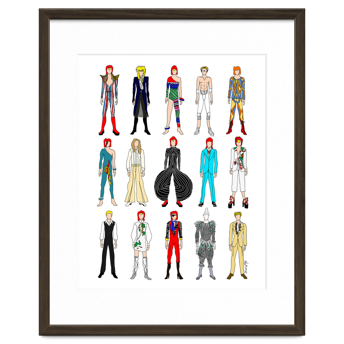 Outfits of Bowie Fashion