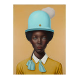 Girl in Hat Portrait Painting (Print Only) thumbnail