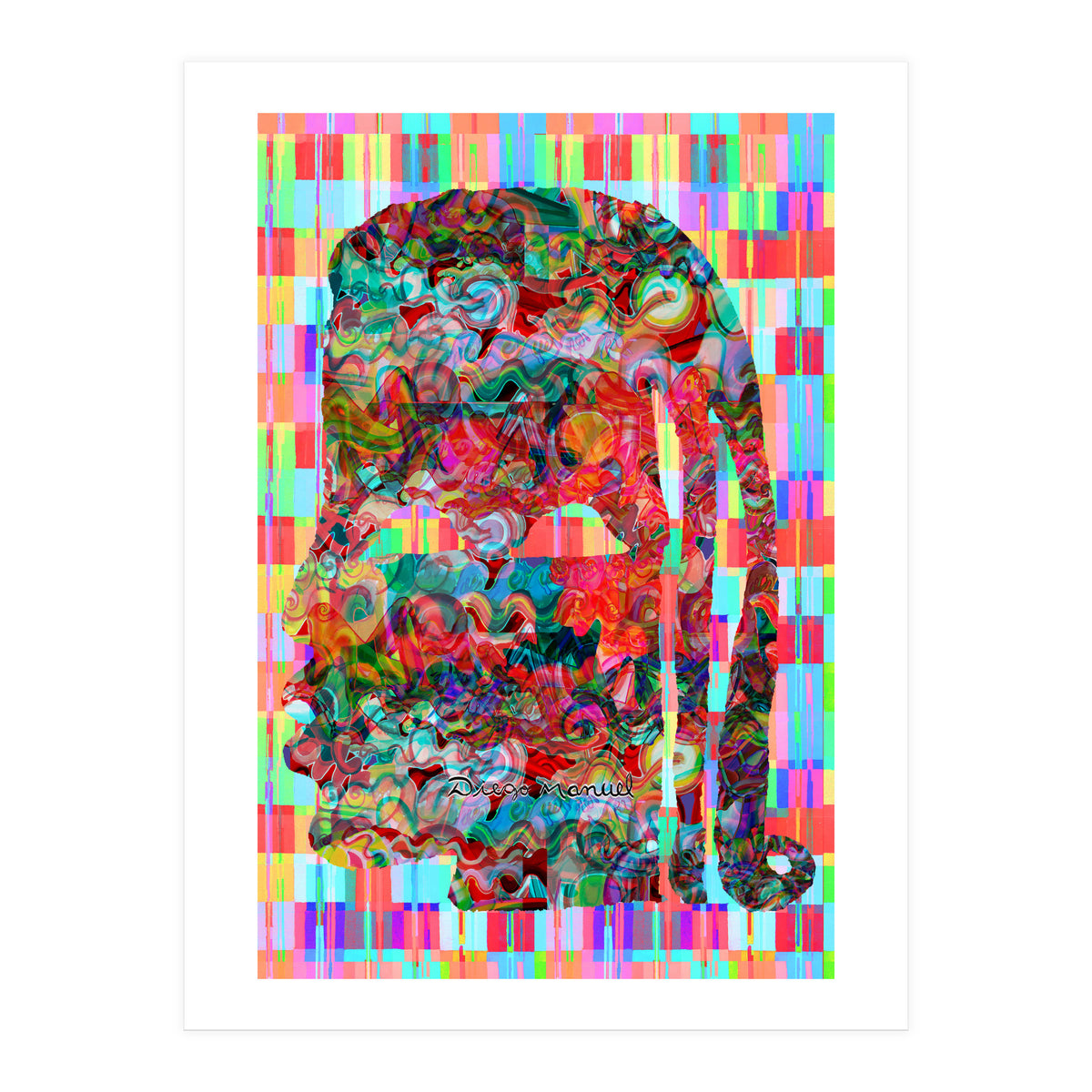 Abstracto Pop Nuevo B Nuevo 4 (Print Only)