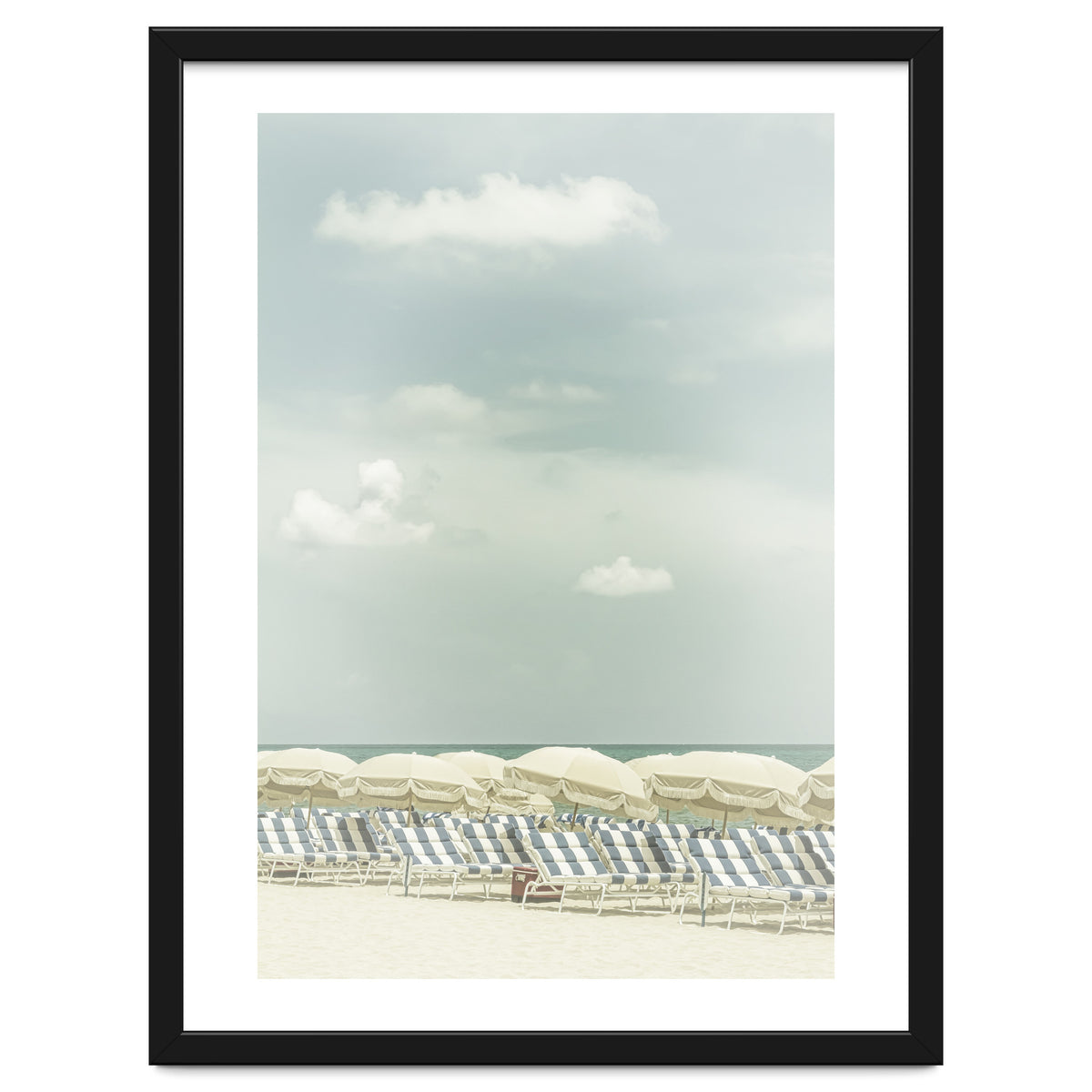 Vintage beach scene
