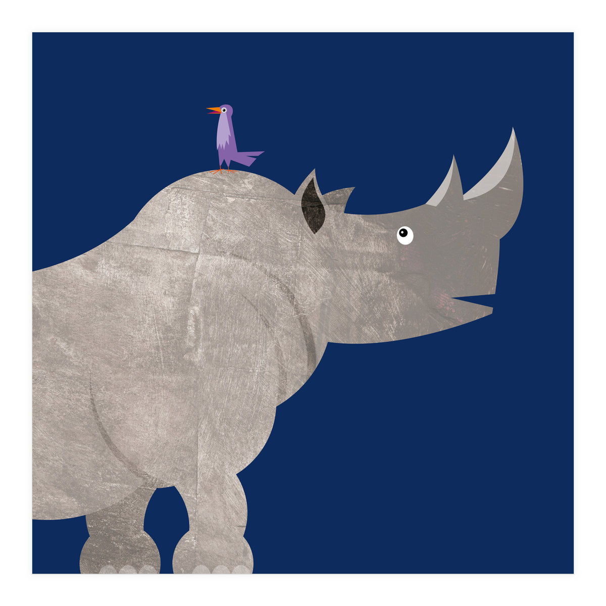 Kids Room Rhinoceros (Print Only)