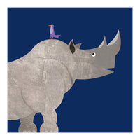 Kids Room Rhinoceros (Print Only)