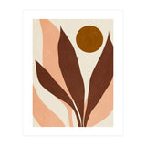 ABSTRACT LEAVES AND SUN - R01 (Print Only) thumbnail
